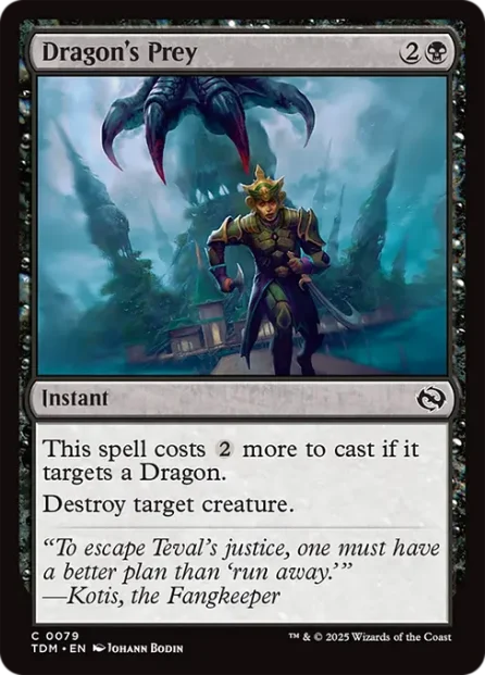 Dragon's Prey, Tarkir: Dragonstorm — Magic: The Gathering card