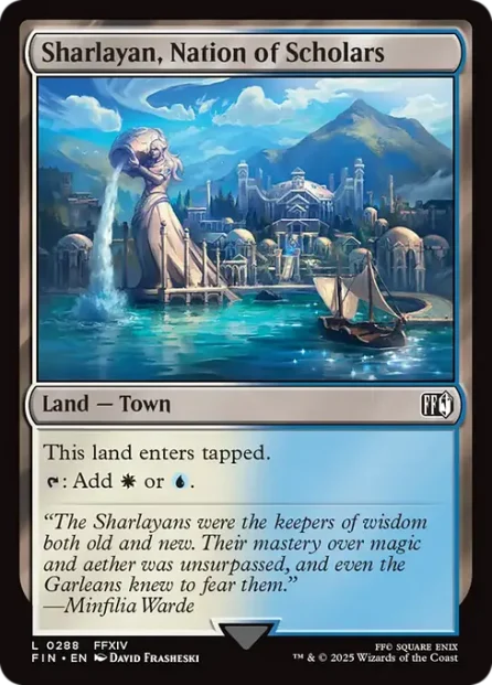 Sharlayan, Nation of Scholars, Final Fantasy — Magic: The Gathering card