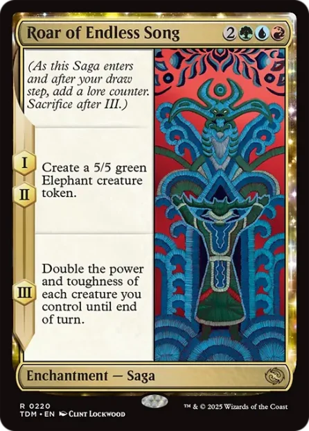 Roar of Endless Song, Tarkir: Dragonstorm — Magic: The Gathering card