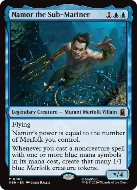 Namor the Sub-Mariner, Marvel Super Heroes — Magic: The Gathering card