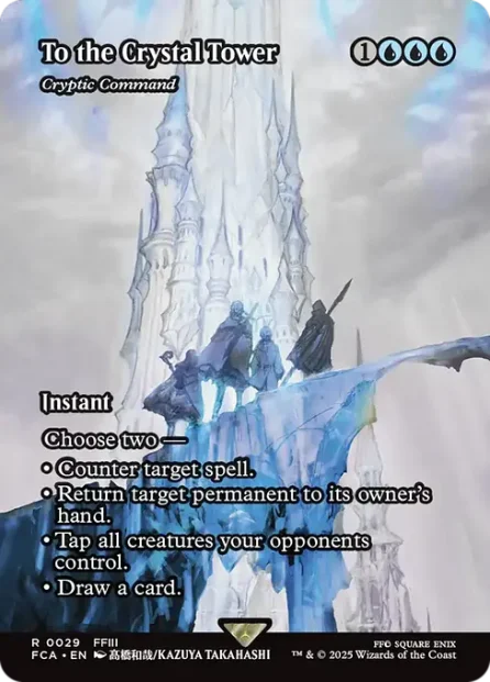 Cryptic Command, Final Fantasy: Through the Ages — Magic: The Gathering card
