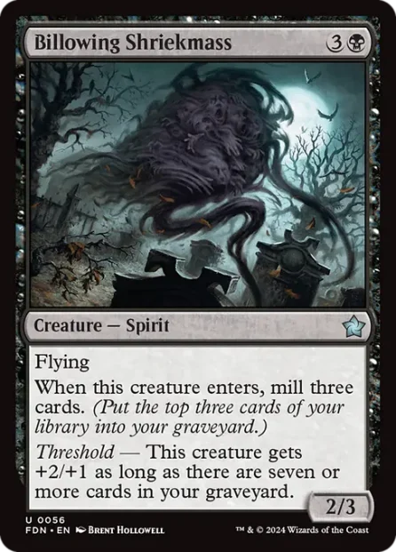 Billowing Shriekmass, Foundations — Magic: The Gathering card