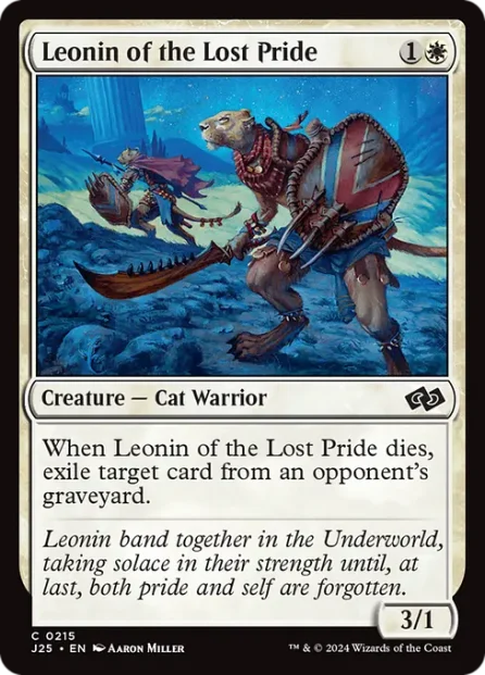 Leonin of the Lost Pride, Foundations Jumpstart — Magic: The Gathering card