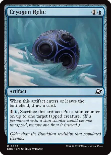 Cryogen Relic, Edge of Eternities — Magic: The Gathering card