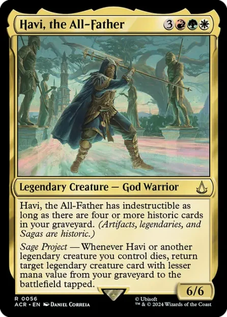 Havi, the All-Father, Assassin's Creed — Magic: The Gathering card