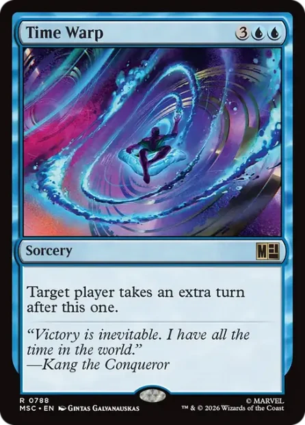 Time Warp, Marvel Super Heroes Commander — Magic: The Gathering card