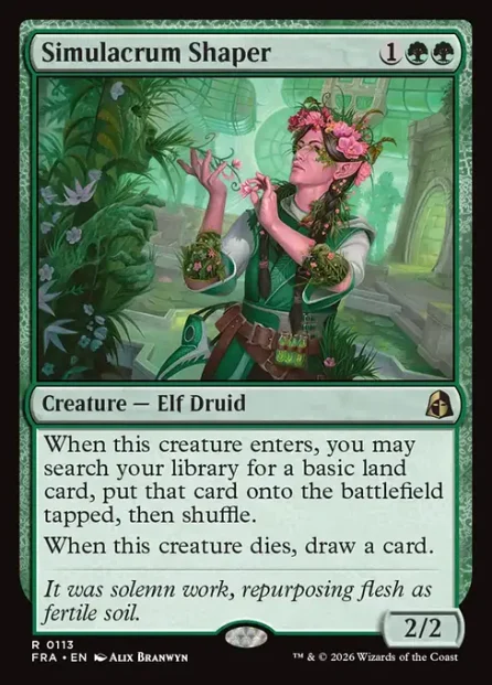 Simulacrum Shaper, Reality Fracture — Magic: The Gathering card
