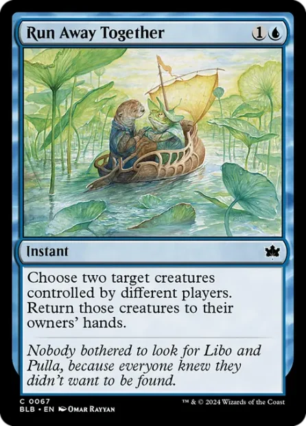 Run Away Together, Bloomburrow — Magic: The Gathering card