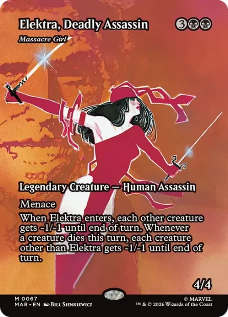Massacre Girl, Marvel Universe — Magic: The Gathering card