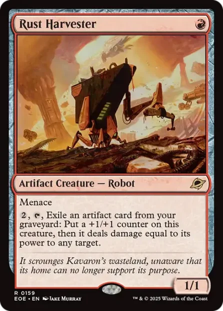 Rust Harvester, Edge of Eternities — Magic: The Gathering card