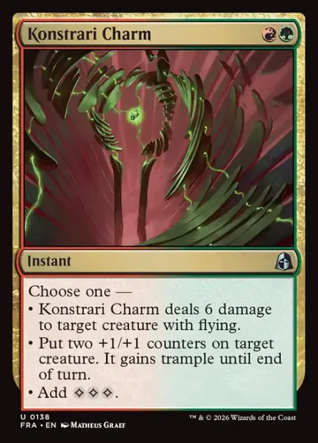 Konstrari Charm, Reality Fracture — Magic: The Gathering card