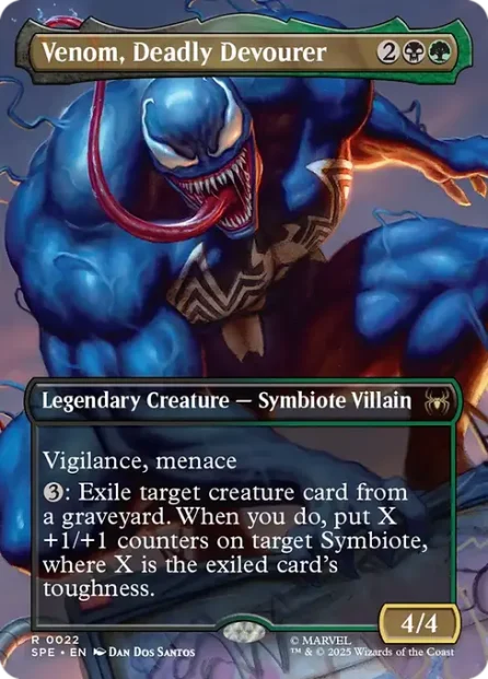 Venom, Deadly Devourer, Marvel's Spider-Man Eternal — Magic: The Gathering card