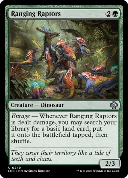 Ranging Raptors, The Lost Caverns of Ixalan Commander — Magic: The Gathering card