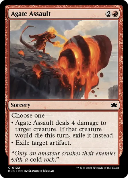 Agate Assault, Bloomburrow — Magic: The Gathering card
