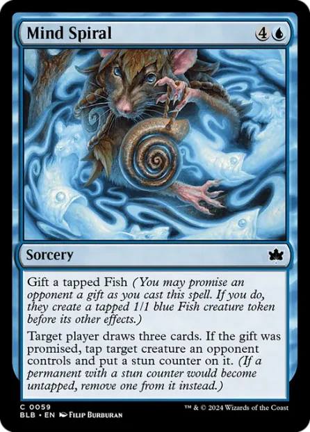 Mind Spiral, Bloomburrow — Magic: The Gathering card