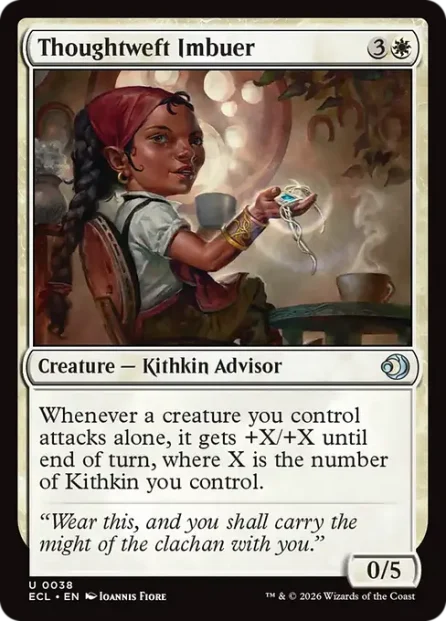 Thoughtweft Imbuer, Lorwyn Eclipsed — Magic: The Gathering card