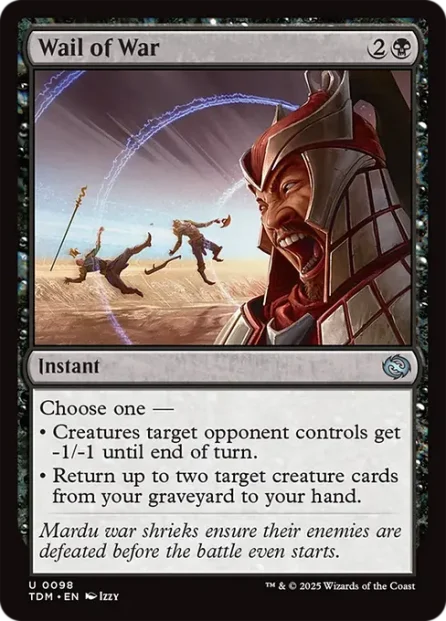 Wail of War, Tarkir: Dragonstorm — Magic: The Gathering card