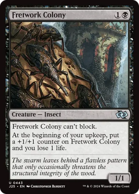 Fretwork Colony, Foundations Jumpstart — Magic: The Gathering card