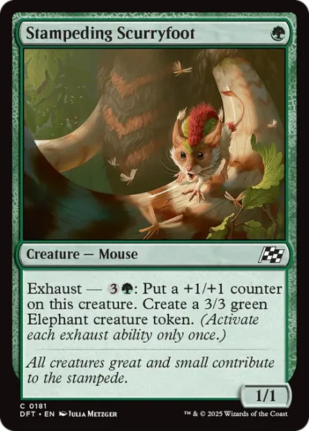 Stampeding Scurryfoot, Aetherdrift — Magic: The Gathering card