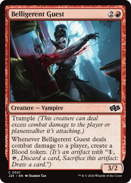 Belligerent Guest, Foundations Jumpstart — Magic: The Gathering card