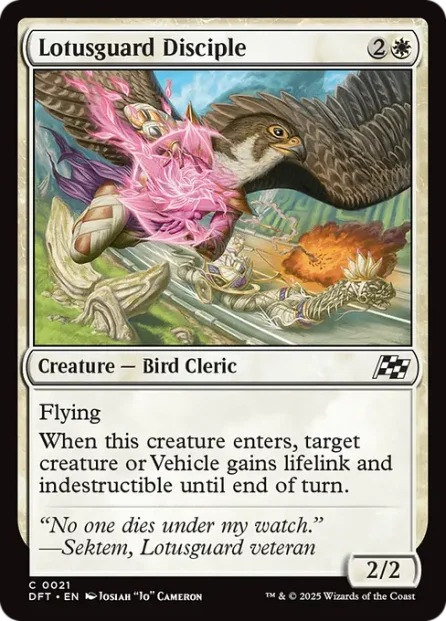 Lotusguard Disciple, Aetherdrift — Magic: The Gathering card
