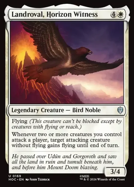 Landroval, Horizon Witness, The Hobbit Eternal — Magic: The Gathering card