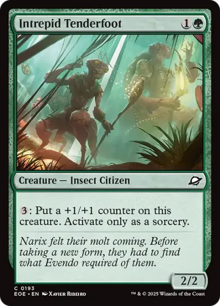 Intrepid Tenderfoot, Edge of Eternities — Magic: The Gathering card