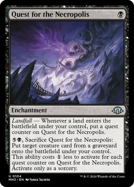 Quest for the Necropolis, Modern Horizons 3 — Magic: The Gathering card