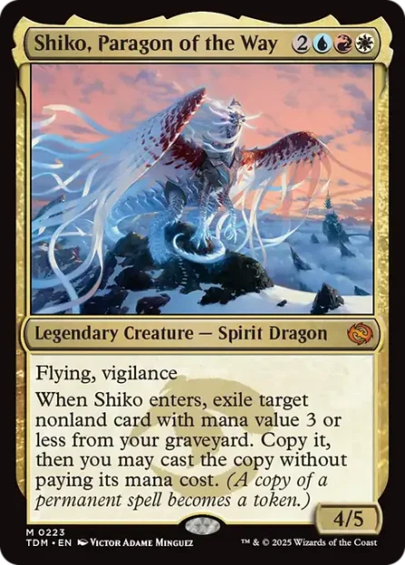 Shiko, Paragon of the Way, Tarkir: Dragonstorm — Magic: The Gathering card