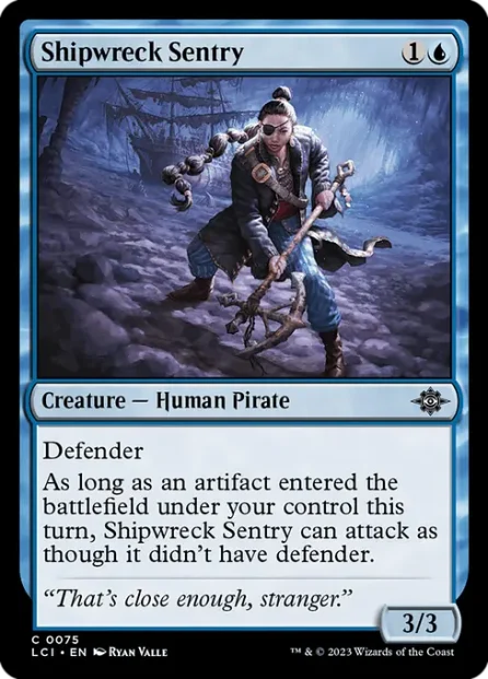 Shipwreck Sentry, The Lost Caverns of Ixalan — Magic: The Gathering card