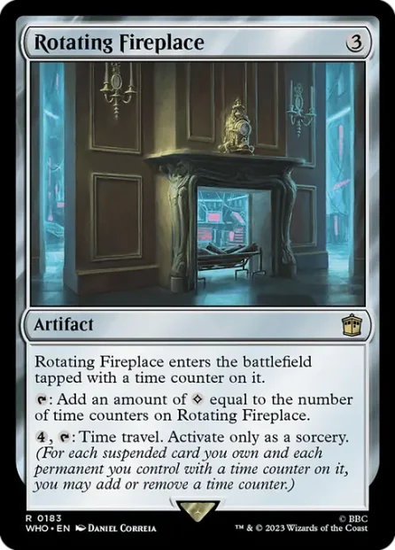 Rotating Fireplace, Doctor Who — Magic: The Gathering card