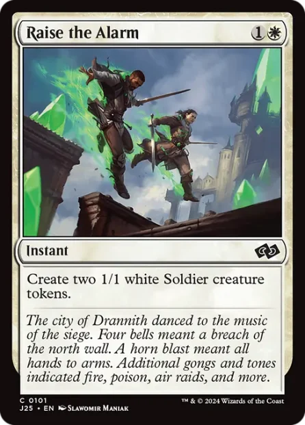 Raise the Alarm, Foundations Jumpstart — Magic: The Gathering card