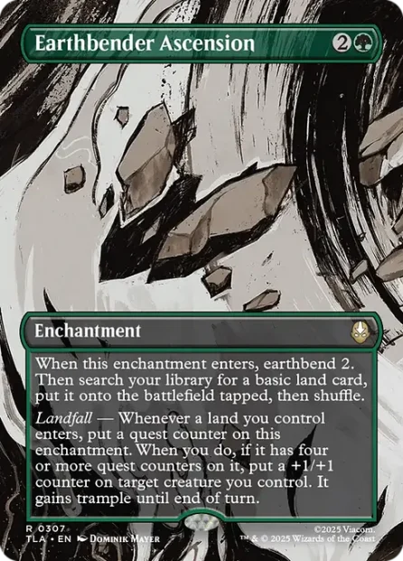 Earthbender Ascension, Avatar: The Last Airbender — Magic: The Gathering card