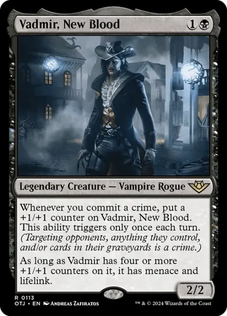Vadmir, New Blood, Outlaws of Thunder Junction — Magic: The Gathering card