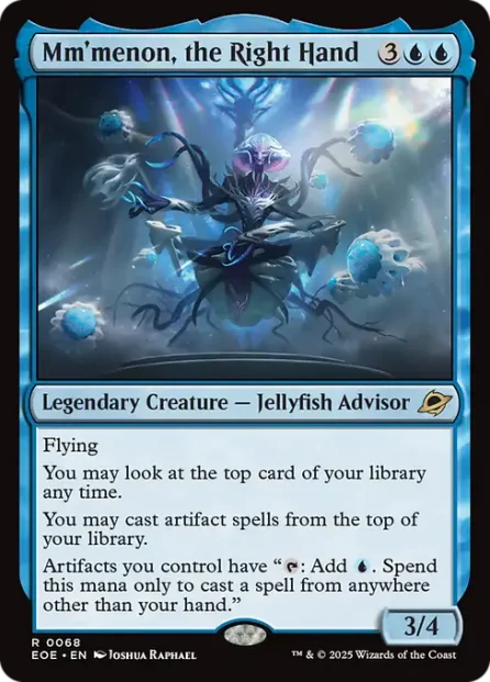 Mm'menon, the Right Hand, Edge of Eternities — Magic: The Gathering card