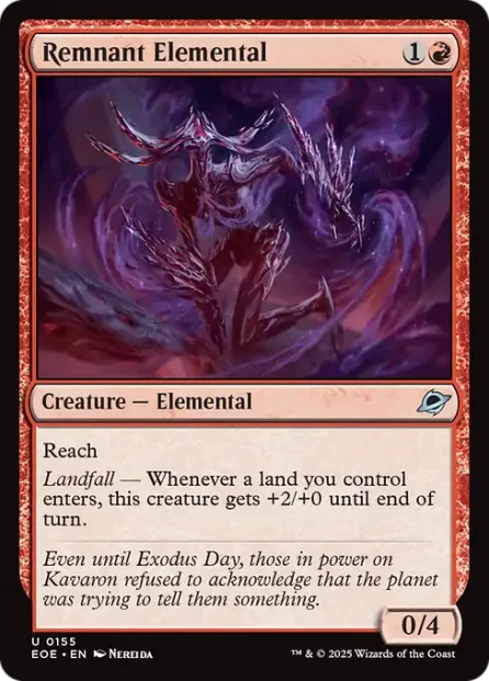 Remnant Elemental, Edge of Eternities — Magic: The Gathering card