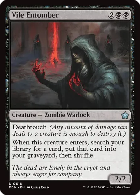Vile Entomber, Foundations — Magic: The Gathering card
