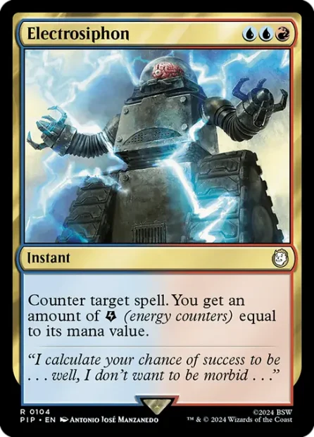 Electrosiphon, Fallout — Magic: The Gathering card