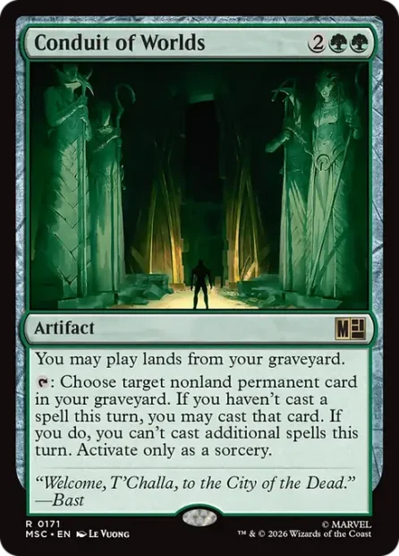 Conduit of Worlds, Marvel Super Heroes Commander — Magic: The Gathering card