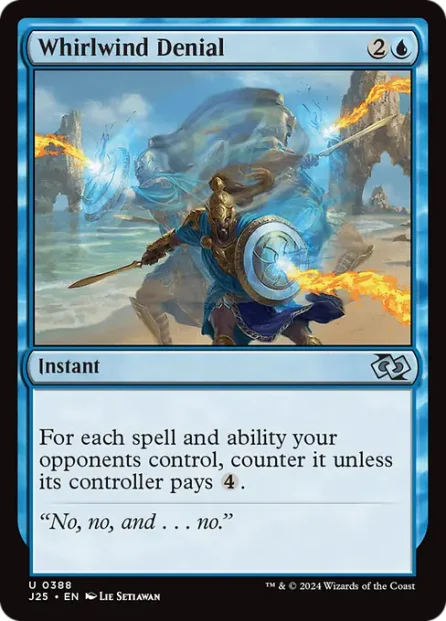 Whirlwind Denial, Foundations Jumpstart — Magic: The Gathering card
