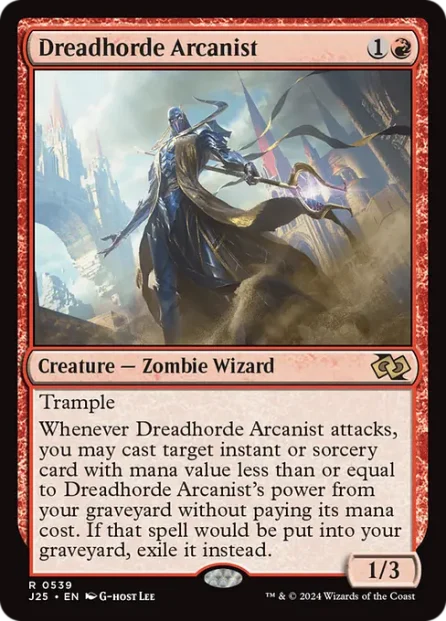 Dreadhorde Arcanist, Foundations Jumpstart — Magic: The Gathering card