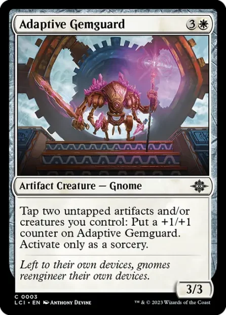 Adaptive Gemguard, The Lost Caverns of Ixalan — Magic: The Gathering card