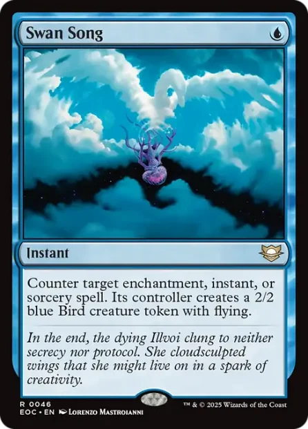 Swan Song, Edge of Eternities Commander — Magic: The Gathering card