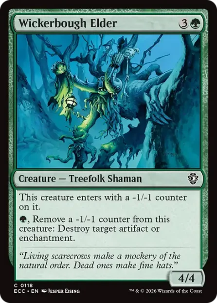 Wickerbough Elder, Lorwyn Eclipsed Commander — Magic: The Gathering card
