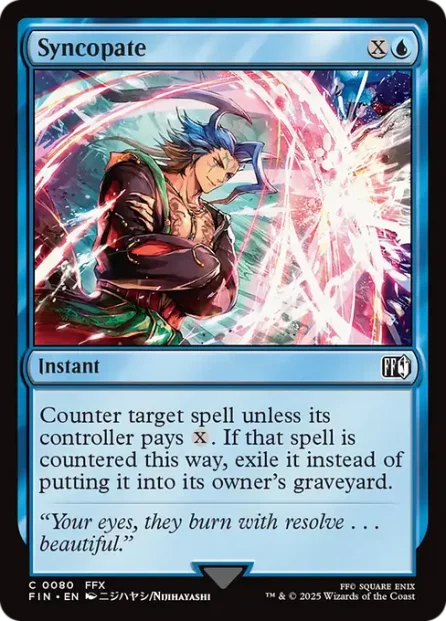 Syncopate, Final Fantasy — Magic: The Gathering card