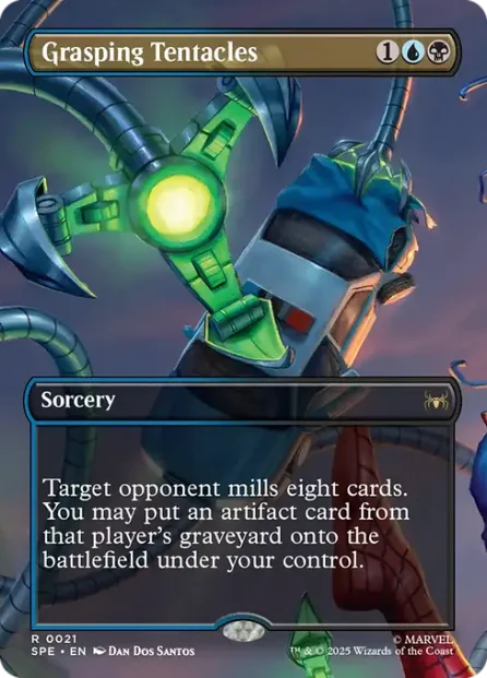 Grasping Tentacles, Marvel's Spider-Man Eternal — Magic: The Gathering card