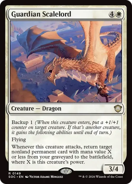 Guardian Scalelord, Secrets of Strixhaven Commander — Magic: The Gathering card