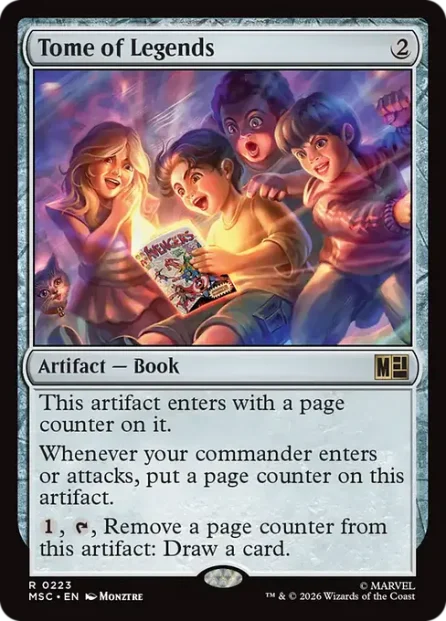 Tome of Legends, Marvel Super Heroes Commander — Magic: The Gathering card