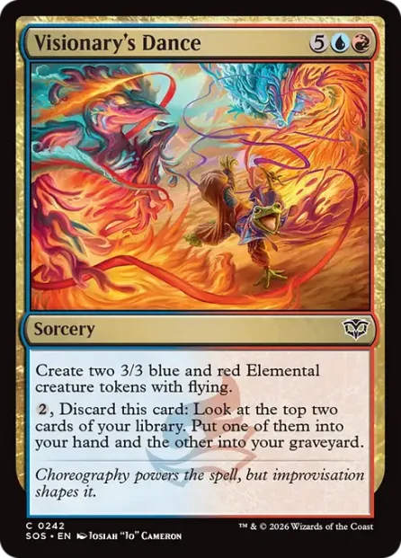 Visionary's Dance, Secrets of Strixhaven — Magic: The Gathering card