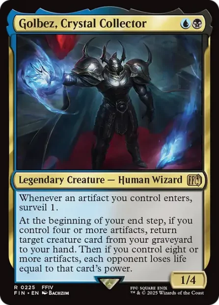 Golbez, Crystal Collector, Final Fantasy — Magic: The Gathering card